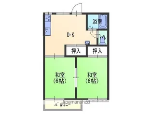 サニーハイツ【2階】の間取り
